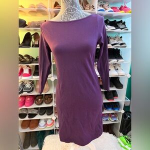 H&M Rich Purple Dress Small Worn once